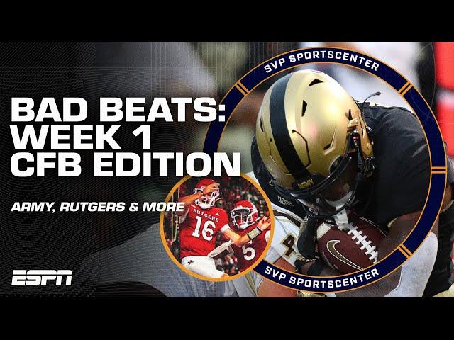 COLLEGE FOOTBALL BAD BEATS  Army's unnecessary TD & Rutgers TD at the last second | SC with SVP