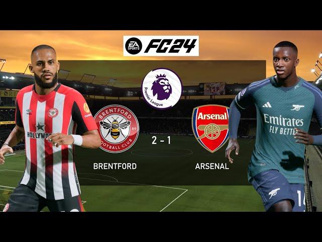 Brentford vs Arsenal - Premiere League 23/24 | FC 24 PC Gameplay 4K