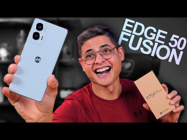 CHEGOU! Motorola EDGE 50 Fusion AQUI NO CANAL! Unboxing e Impressões