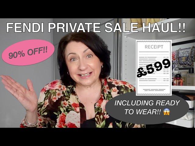 FENDI PRIVATE SALE HAUL!! | RTW 90% OFF!! | SIZING FAIL OR A BETTER EXPERIENCE THIS TIME?? 