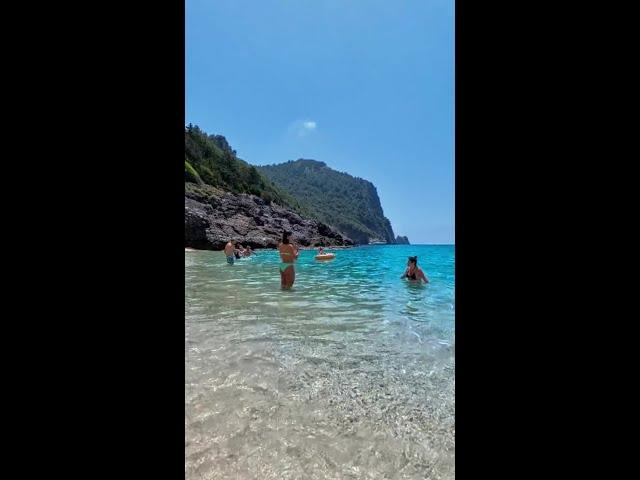  DAMLATAS BEACH  TURKEY   ALANYA BEACH WALK  4K  #sorts