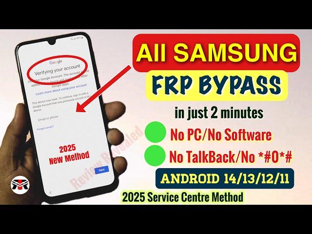 Finally New Method ️All Samsung FRP Bypass Tool Android 12/13/14 NO *#0*# Google Account Bypass