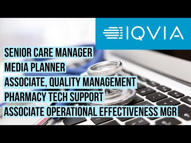 Work From Home with IQVIA | Healthcare Technology | $40K - $120K | Degree or Exp | APPLY TODAY!!