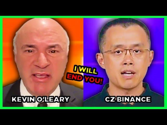 Kevin O'Leary CLAPS BACK against CZ Binance! 