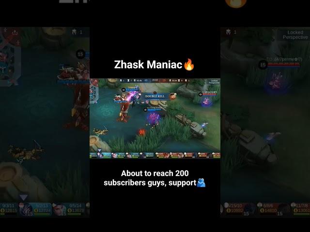 This is how you get Maniac with zhask #mlbb #viral #zhask #zhaskmlbb #mobilelegends #mlbbshorts