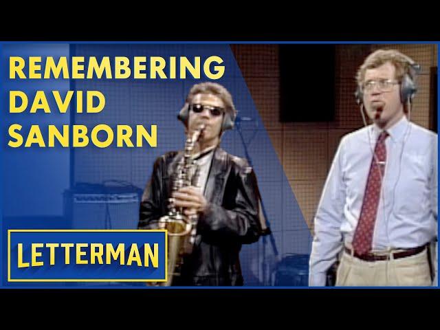 Remembering David Sanborn | Letterman