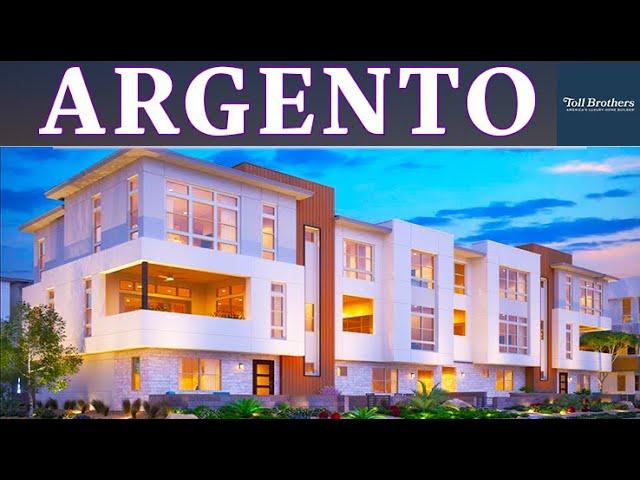 Luxury Three Story Townhomes - Argento Plan by Toll Brothers  New Homes for Sale in Inspirada