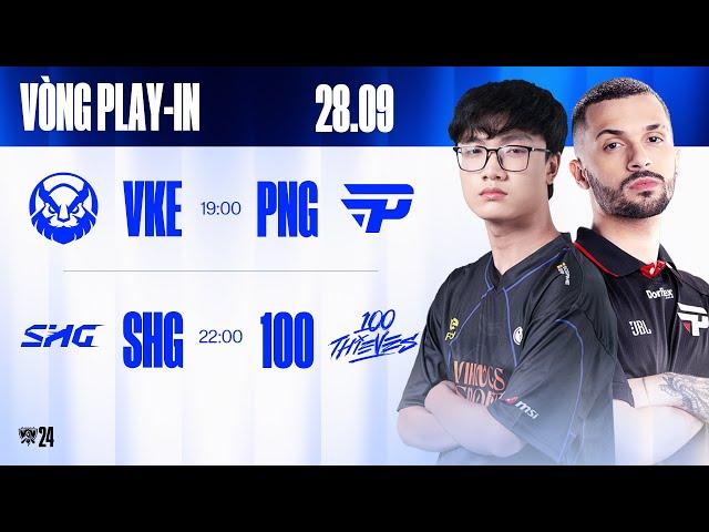 VKE vs PNG (BO3) | SHG vs 100 (BO3) | CKTG 2024 - Vòng Play-in | 28.09.2024