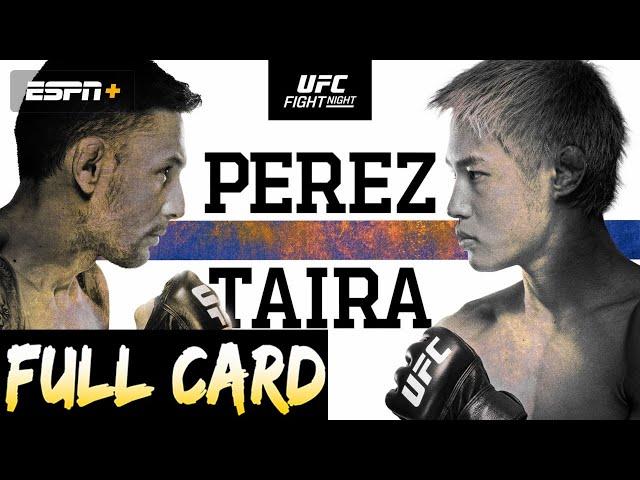 UFC Vegas 93 Predictions Perez vs Taira Full Card Betting Breakdown