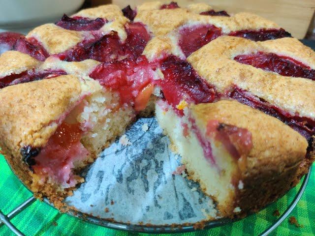 PLUM COFFEE CAKE RECIPE