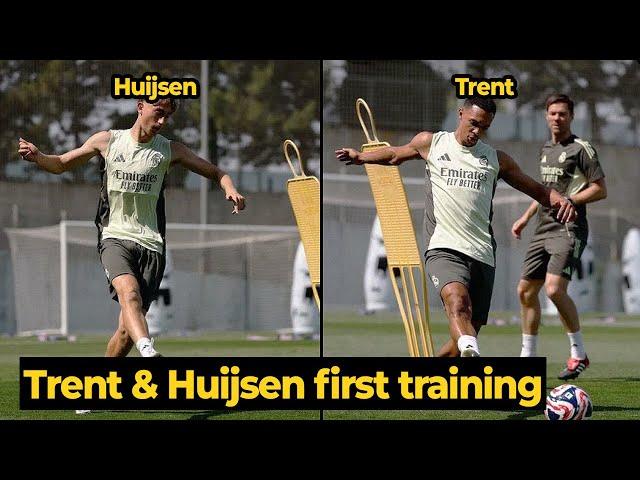 Xabi Alonso reaction on Trent Alexander-Arnold first training with Real Madrid | Real Madrid News