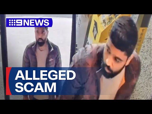 Elderly man, 95, allegedly scammed of almost $10k | 9 News Australia