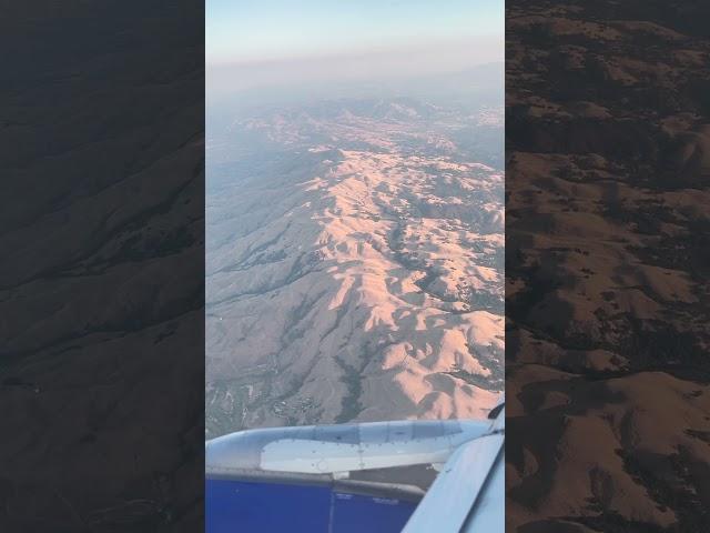 Flying over the #sierramountains #sanfrancisco