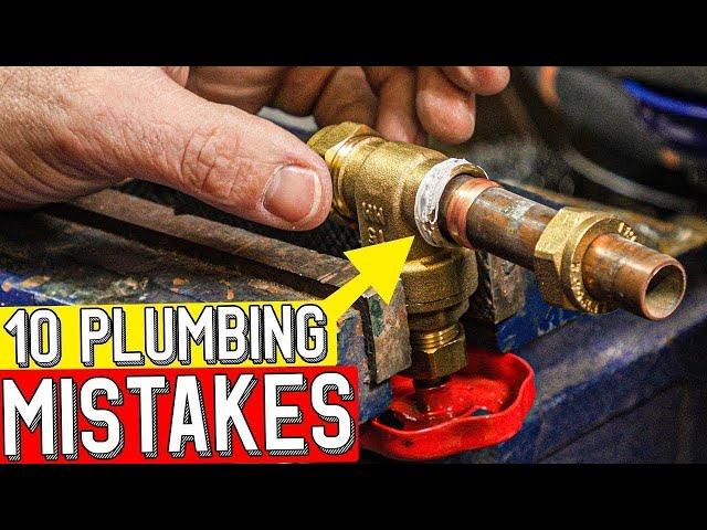 10 ULTIMATE DIY Plumbing Mistakes Guide & How to Fix Them | Plumberparts