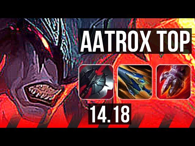 AATROX vs SETT (TOP) | 11/3/7, Godlike, 500+ games | BR Grandmaster | 14.18