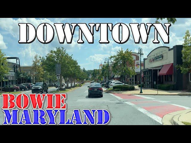 Bowie - Maryland - 4K Downtown Drive