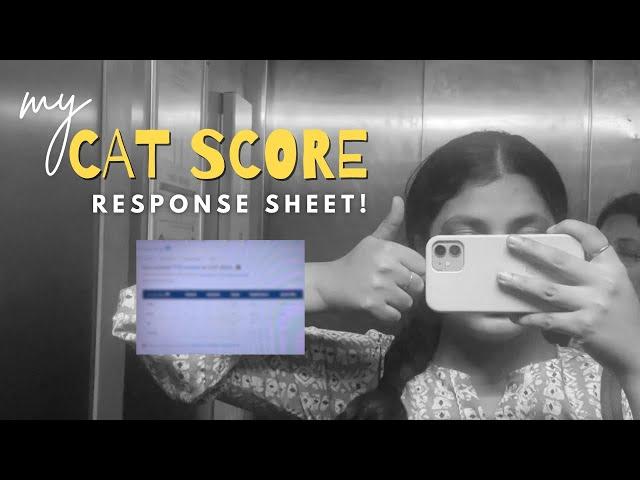 My CAT 2024 Score (Response Sheet)