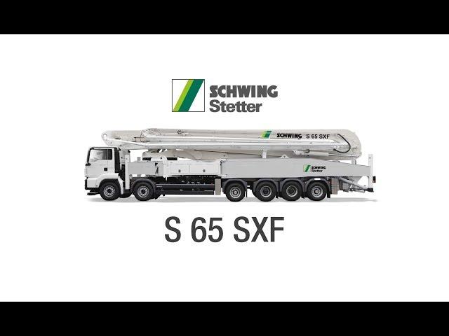 SCHWING-Stetter - The truck-mounted concrete pump S 65 SXF. The new flagship. The teaser.