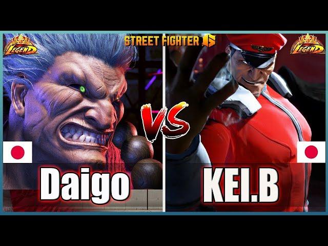 Street Fighter 6 Daigo (#1AKUMA )  Vs  KEI.B (M Bison) Top Room MatchFightingGameWorldX