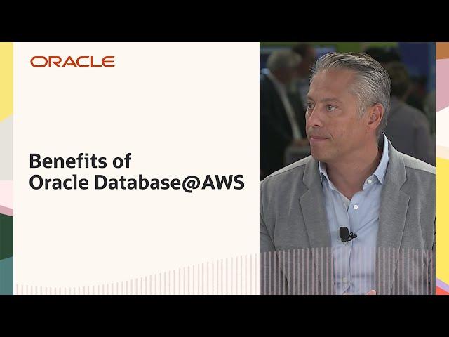 Oracle TV CloudWorld 2024: All the Benefits of the Oracle and AWS Multicloud Partnership