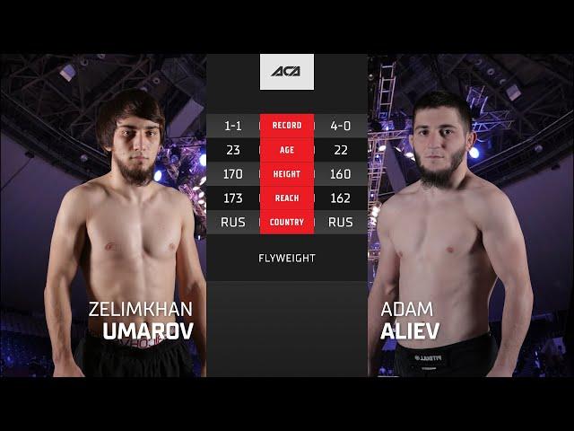 Зелимхан Умаров vs. Адам Алиев | Zelimkhan Umarov vs. Adam Aliev | ACA YE 38