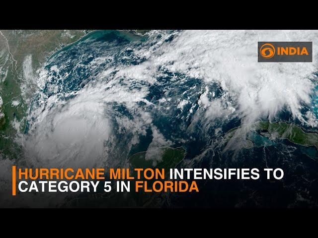 Hurricane Milton intensifies to Category 5 in Florida | DD India