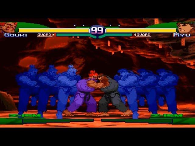 [TAS] Evil Ryu VS Shin Akuma (Gouki) (Street Fighter Zero 3)