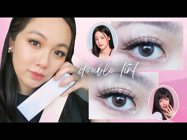 OLENS X NEWJEANS MINJI&HANNI| OLENS DOUBLE TINT GRAY&BROWN REVIEW,CLOSE UP+COMPARISONS