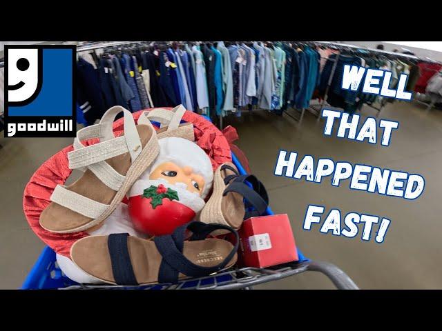 I Filled My Cart In Under 5 Minutes! | Goodwill Thrift With Me