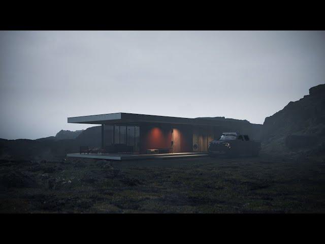 Cinematic House in Tundra Iceland in Unreal Engine 5