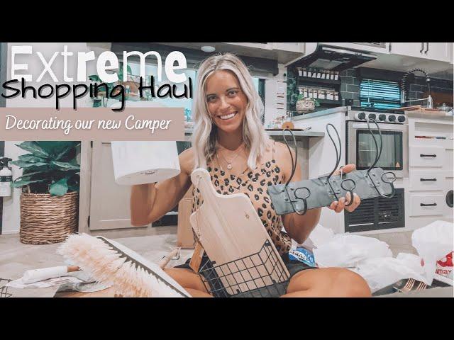 EXTREME SHOPPING HAUL | OUR NEW CAMPER DECOR