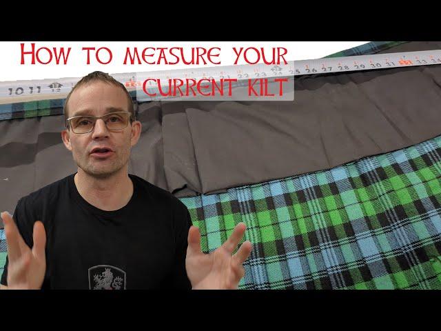 UTKilts: How To Measure a traditional or utility kilt you already have