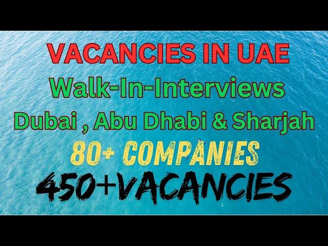 4th Dec-24 UAE JOBS TODAY | JOBS IN ABU DHABI | DUBAI JOB VACANCY 2024 | GULF JOBS TODAY | PRAVASI