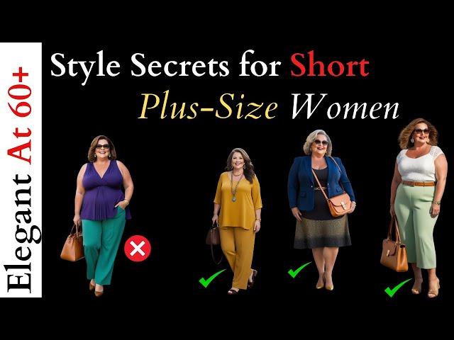 How to Dress a Short Plus-Size Body - Petite & Plus Size Women Over 50 & 60