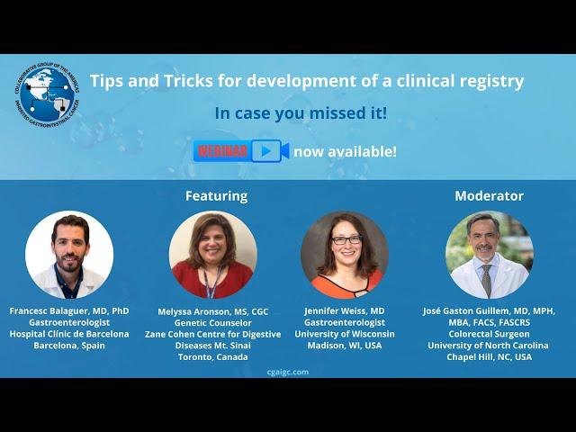 Tips and Tricks for development of a clinical registry