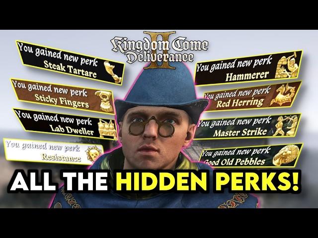 How To Unlock ALL 8 Hidden PERKS In Kingdom Come Deliverance 2 | KCD2 Tips And Tricks