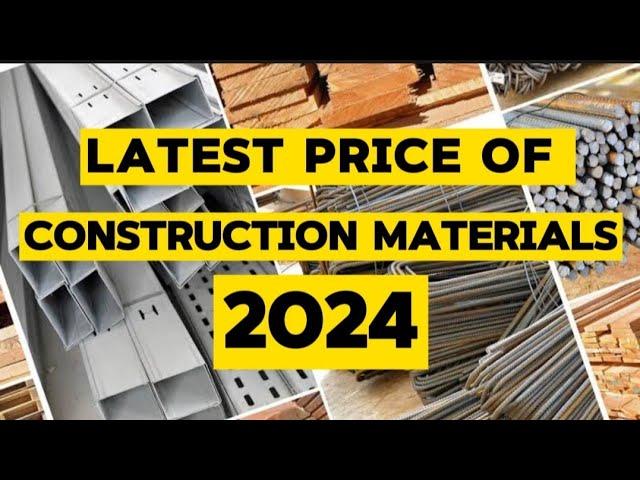 Presyo ng Construction Materials 2024