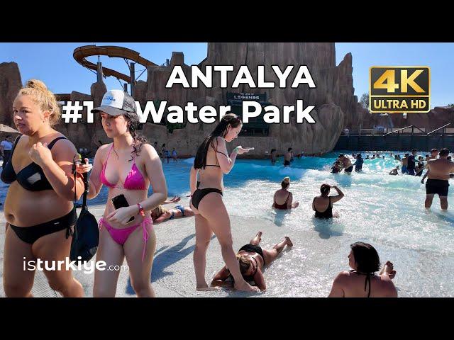 [4K] Antalya, Türkiye 2024: Walking Tour of The Land of Legends Water Park | Best in Antalya, Turkey