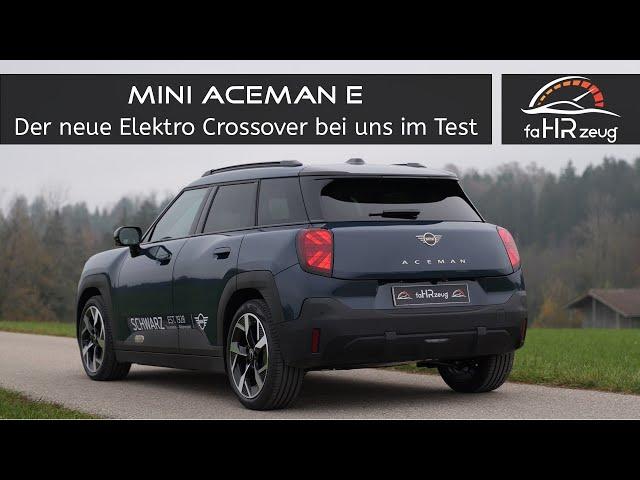 MINI Aceman E (2024) - So gut ist das neue Elektro SUV / Fahrbericht / Review / inkl. Kapitel