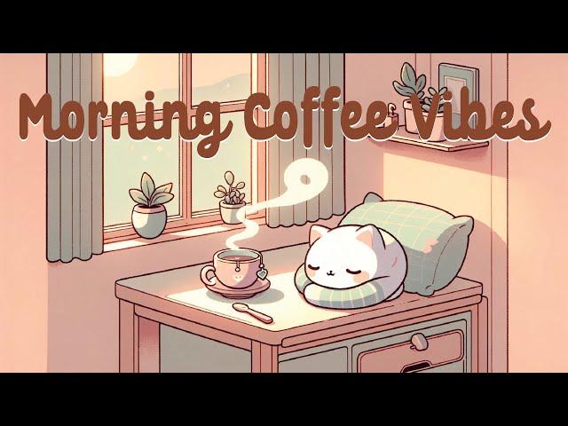 Morning Coffee Vibes  1 Hour of Lofi Chill Beats  Relax/Study/Unwind 【Cute Lofi Music Mix】