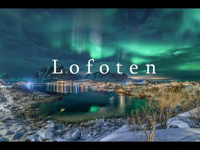 Lofoten winter and northern lights