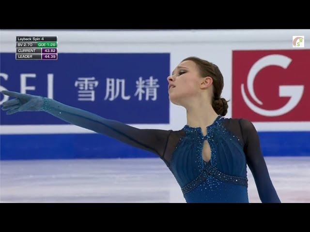 Anna Shcherbakova 2021 World Champion, Championship Winning Flawless Performance, Short Program