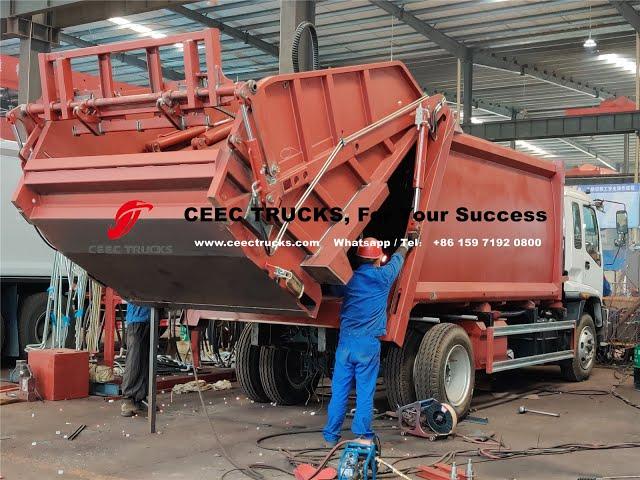 Why recommend CEEC TRUCKS produced 16cbm garbage compactor truck and Superstructure body?