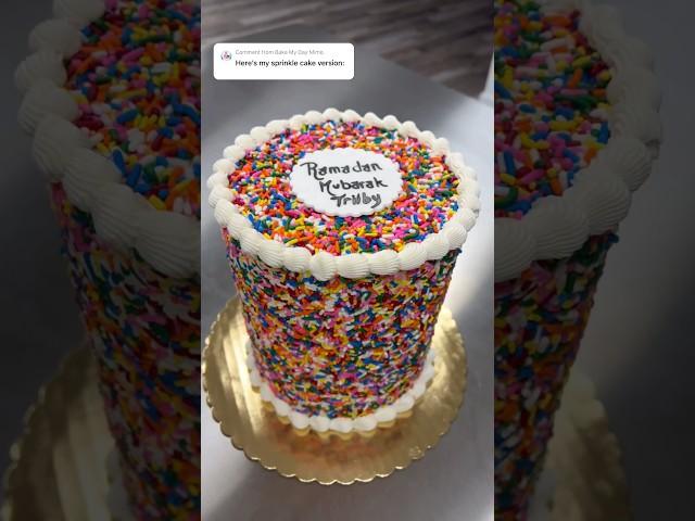 Caketok drama on tiktok  sprinkle cake edition