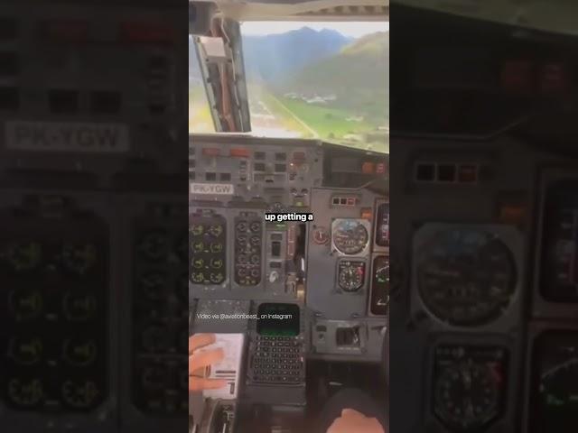 Have you ever seen worse than this? (Indonesian Cargo aeroplane approach)