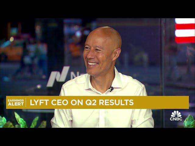 Lyft CEO David Risher on Q2 results