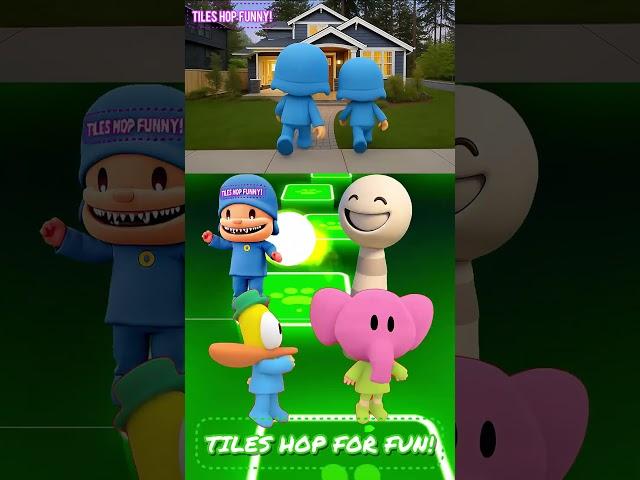 Nina Pocoyo coffin dance Sprunki vs  Tiles Hop EDM Rush Geme 