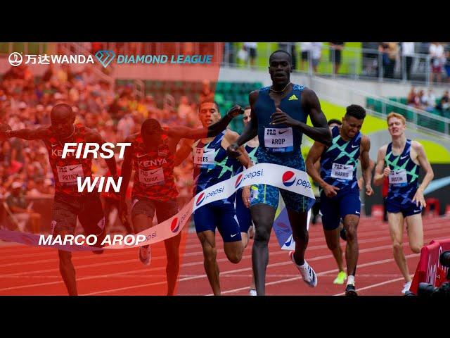 World Champion Marco Arop's First Win - Wanda Diamond League