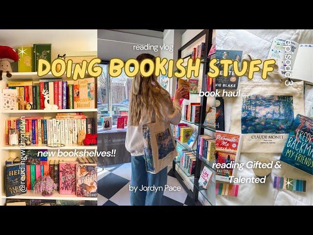 let's hang + do book stuff!!  (book mail, NEW BOOKSHELVES, reading my most anticipated book)