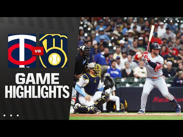 Twins vs. Brewers Game Highlights (5/16/25) | MLB Highlights